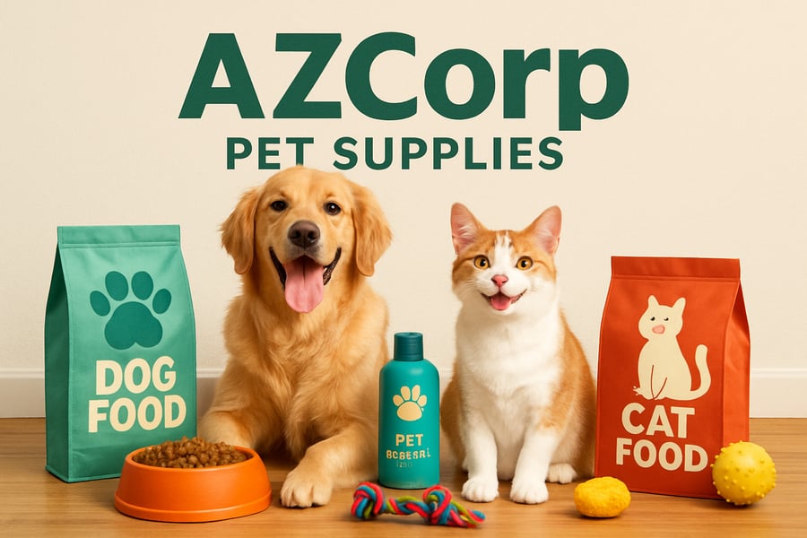 Happy pets with AZCorp pet supplies Happy pets with AZCorp pet supplies